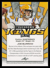 Load image into Gallery viewer, 2020 Leaf Draft Joe Burrow Touchdown Kings Rookie Card RC #85 Bengals