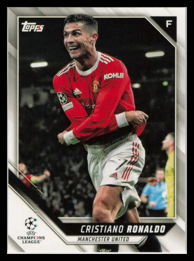 2021-22 Topps UEFA Champions League Cristiano Ronaldo #100 Manchester United MT