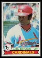 Load image into Gallery viewer, 1979 Topps #665 Lou Brock St. Louis Cardinals