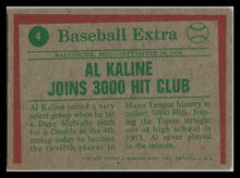 Load image into Gallery viewer, 1975 Topps Al Kaline #4 Highlights Set Break Detroit Tigers