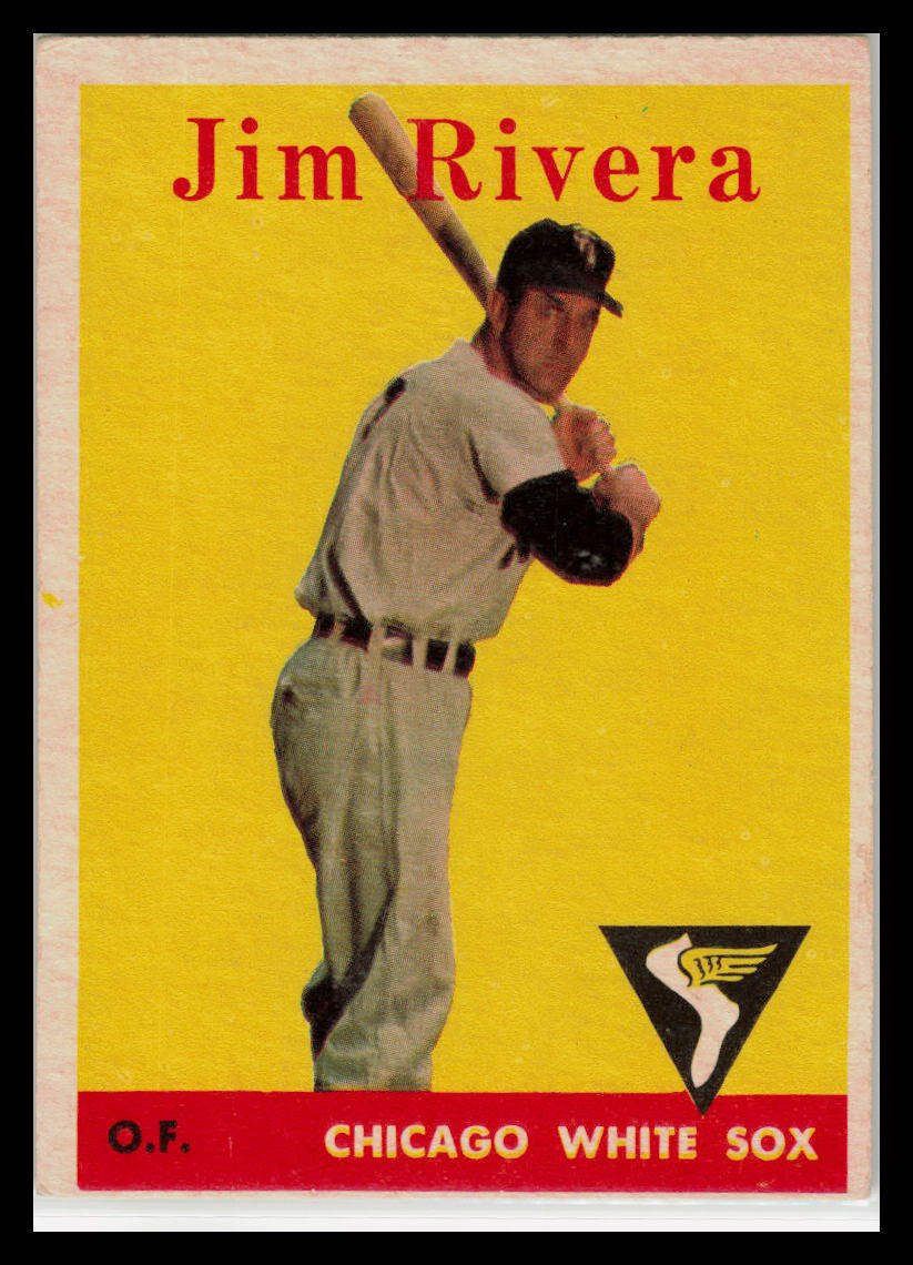 1958 Topps JIM RIVERA #11 Chicago WHITE SOX