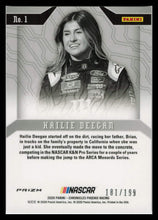 Load image into Gallery viewer, 2020 Chronicles #1 Hailie Deegan Phoenix Blue Prizm 181/199 Rookie RC