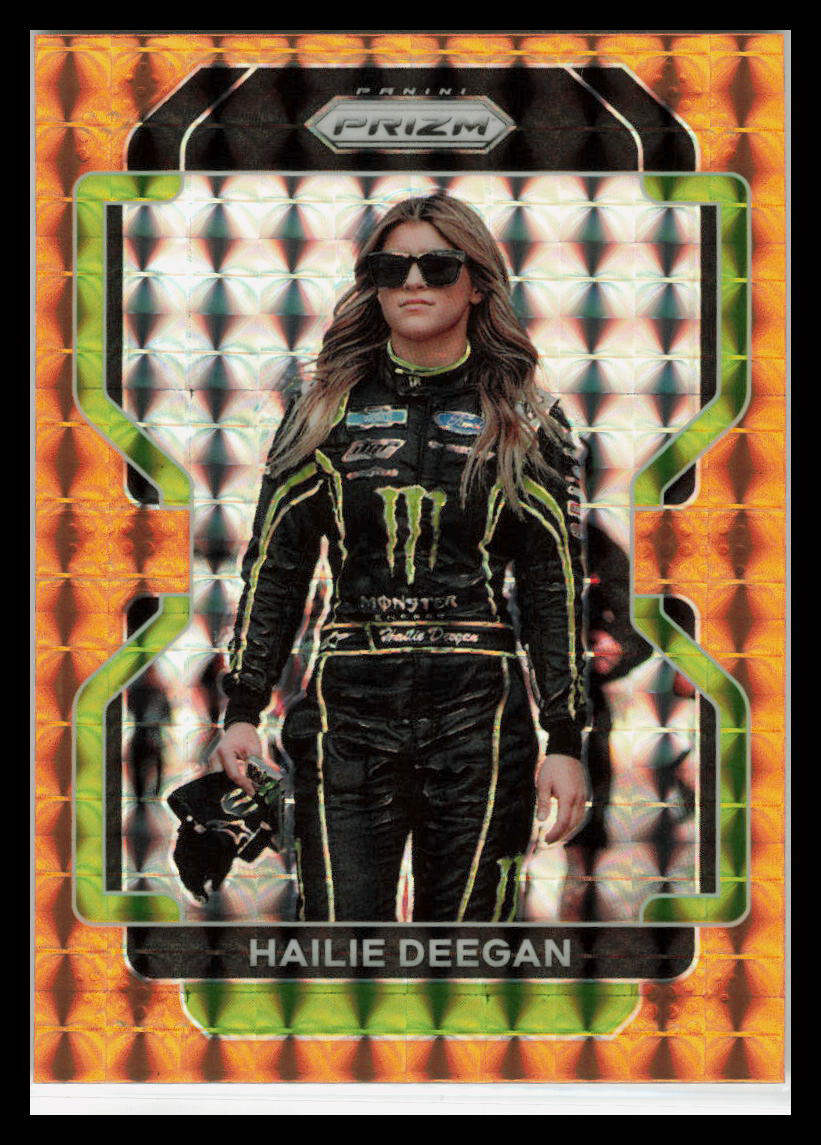 2022 Prizm NASCAR Hailie Deegan Orange Mosaic Prizm #32