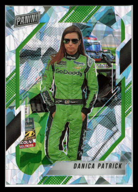 DANICA PATRICK 2021-22 Panini VIP Gold Pack Silver Cracked Ice Prizm 15/99