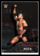 Load image into Gallery viewer, 2016 Topps WWE The Rock Tribute The Rock Wins 6th WWE Title Wrestling Card #17