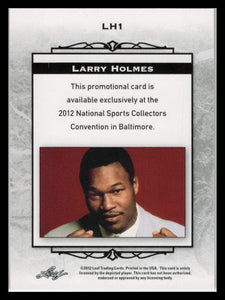 2012 Larry Holmes National Sports Convention # LH1 Promo