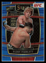 Load image into Gallery viewer, Paddy Pimblett 2022 Panini Select UFC Concourse Blue Prizm Rookie #61