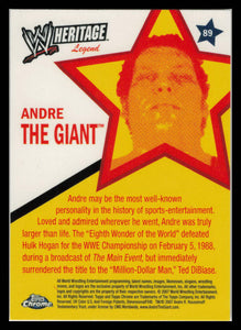 2007 Topps Heritage Chrome #89 Andre the Giant