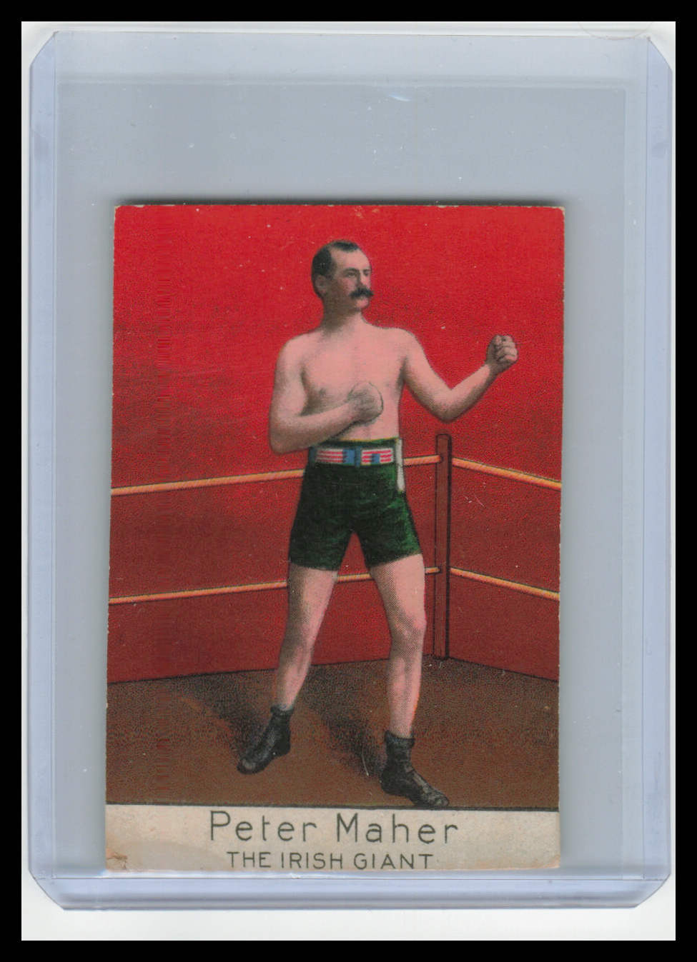 PETER MAHER 1910 T220 MECCA Cigarettes Champion Athlete & Prize Fighter Series