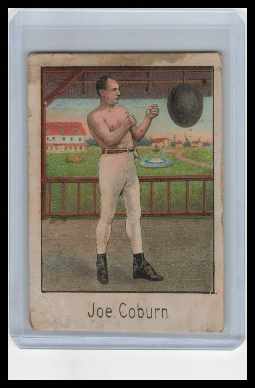 1910 ATC T220 Champion Athlete & Prize Fighter Series Mecca Back Joe Coburn