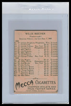 Load image into Gallery viewer, WILLIE BEECHER 1910 T220 MECCA Cigarettes Champion Athlete Prize Fighter Series