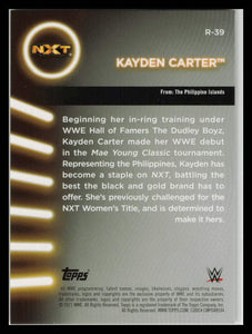 2021 Topps WWE Womens Division #R-39 KAYDEN CARTER