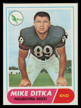 Load image into Gallery viewer, 1968 Topps Football #162 Mike Ditka Philadelphia Eagles HOF