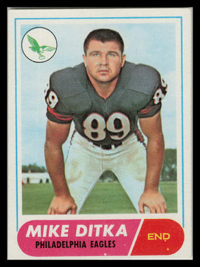 1968 Topps Football #162 Mike Ditka Philadelphia Eagles HOF