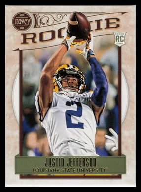 Justin Jefferson 2020 Panini Legacy Rookie #149 Minnesota Vikings