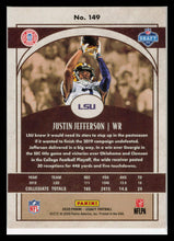 Load image into Gallery viewer, Justin Jefferson 2020 Panini Legacy Rookie #149 Minnesota Vikings