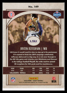 Justin Jefferson 2020 Panini Legacy Rookie #149 Minnesota Vikings