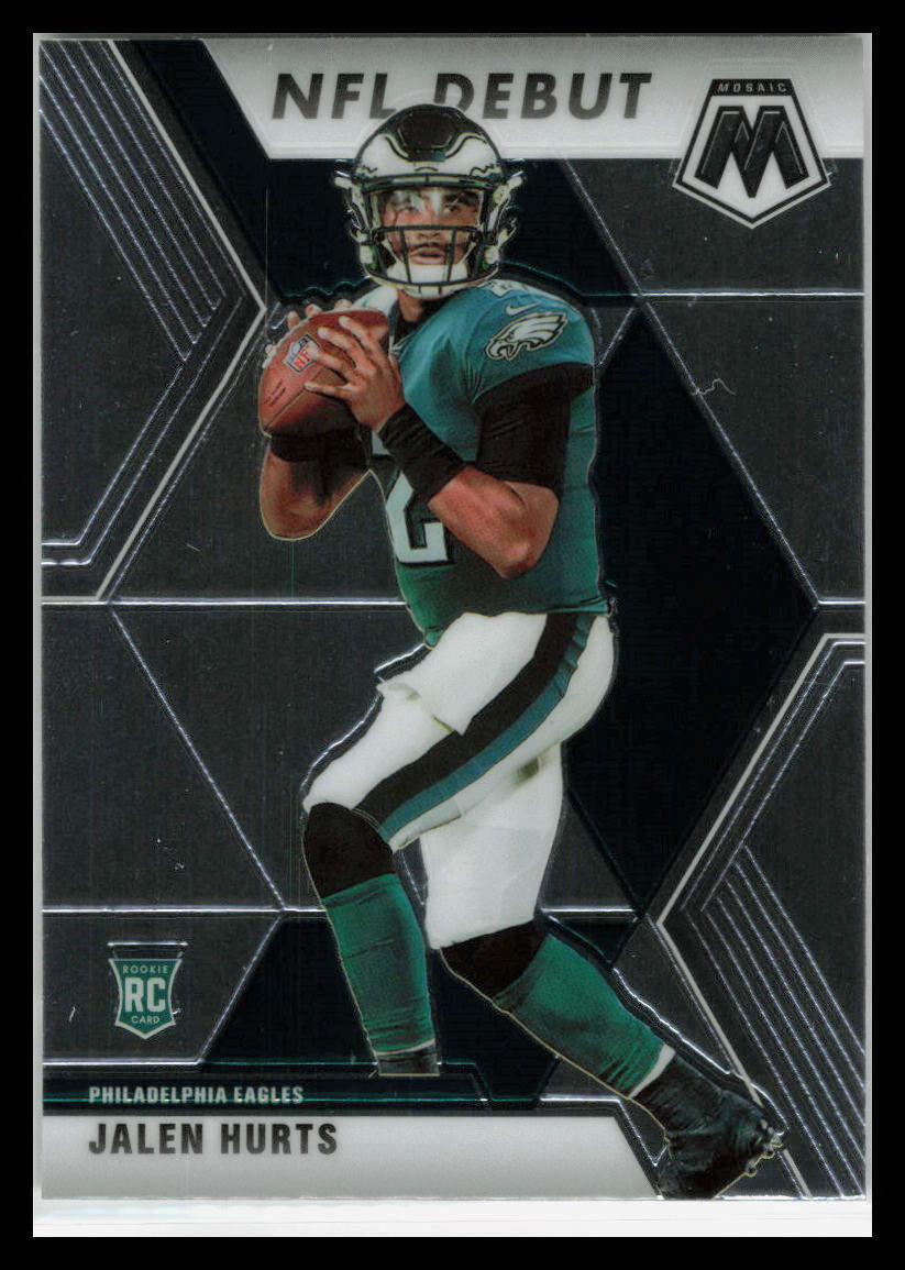 Jalen Hurts 2020 Panini Mosaic Football NFL DEBUT Rookie #265 EAGLES