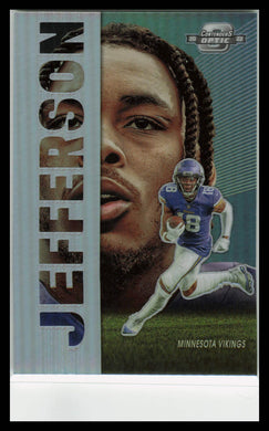 2022 Justin Jefferson # SI-11 Panini Contenders Optic Splitting Image Insert Prizm