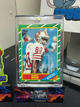 Load image into Gallery viewer, JERRY RICE 1986 Topps Football #161 San Francisco 49ers HOF Rookie Card