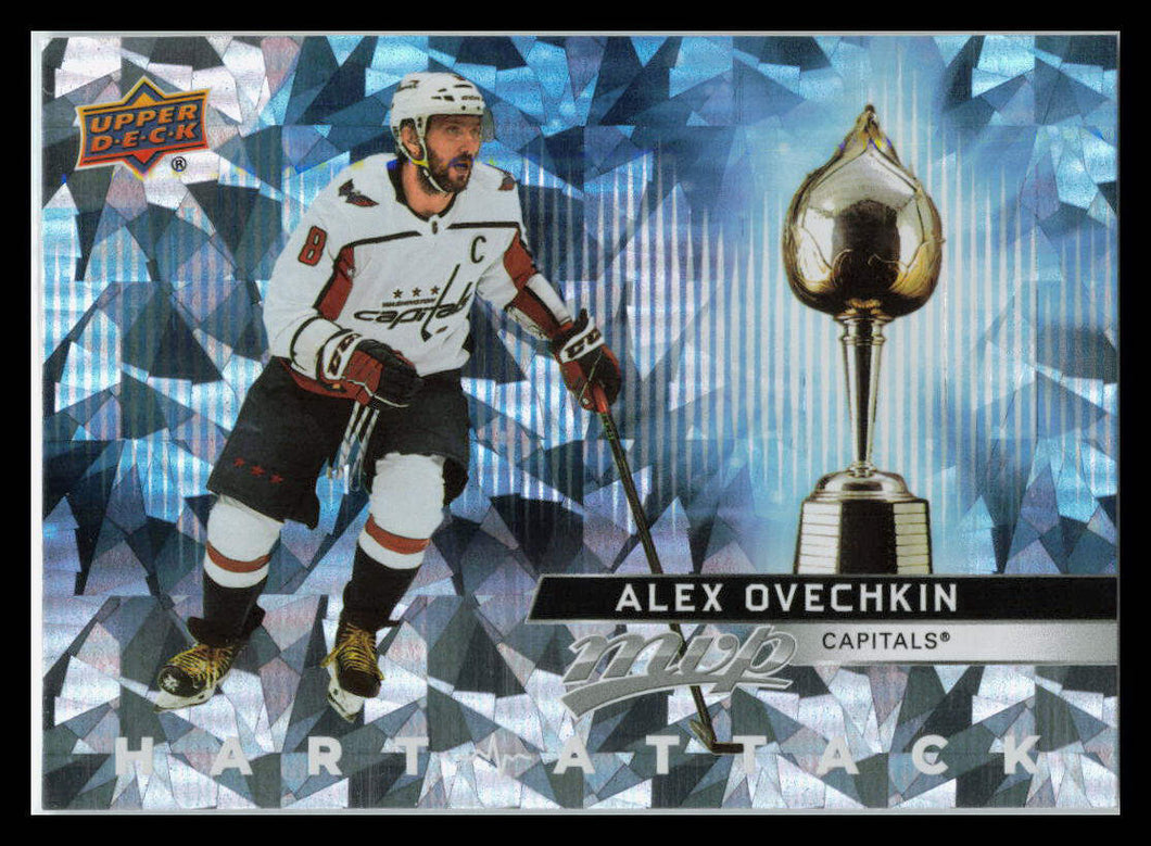 2021-22 Upper Deck MVP Hockey Hart Attack insert Alex Ovechkin #HA-9 Capitals