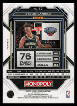 Load image into Gallery viewer, 2022-2023 Prizm Monopoly Dyson Daniels Gold Prizm 22/49