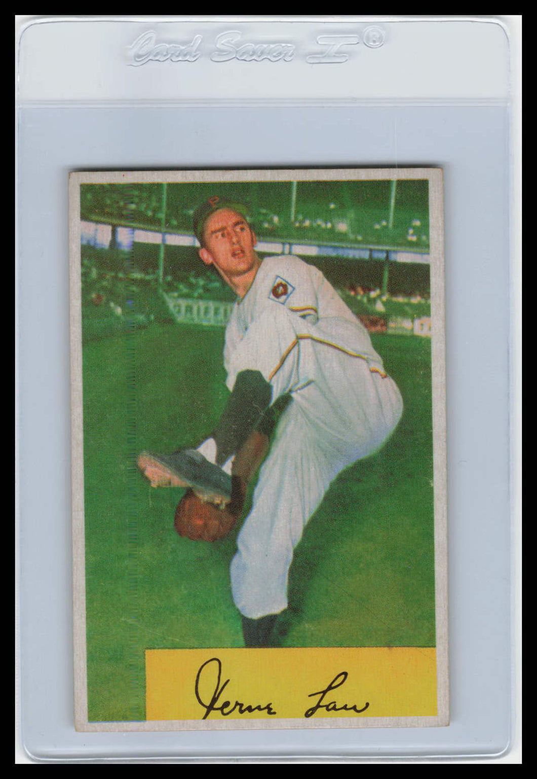 1954 Bowman #187 VERNON LAW - PITTSBURGH PIRATE