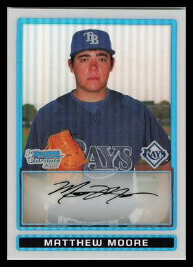 2009 Matthew Moore Bowman Chrome Refractor # BCP7 131/599