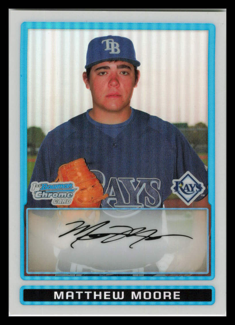 2009 Matthew Moore Bowman Chrome Refractor # BCP7 131/599