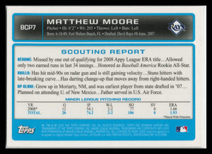 Lot of (10) - 2009 Matthew Moore (RC) Bowman Chrome #SCP7