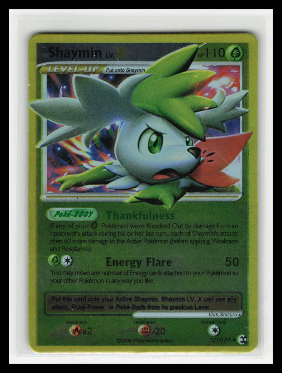 Shaymin Lv. X 127/127 Ultra Rare Platinum Pokemon