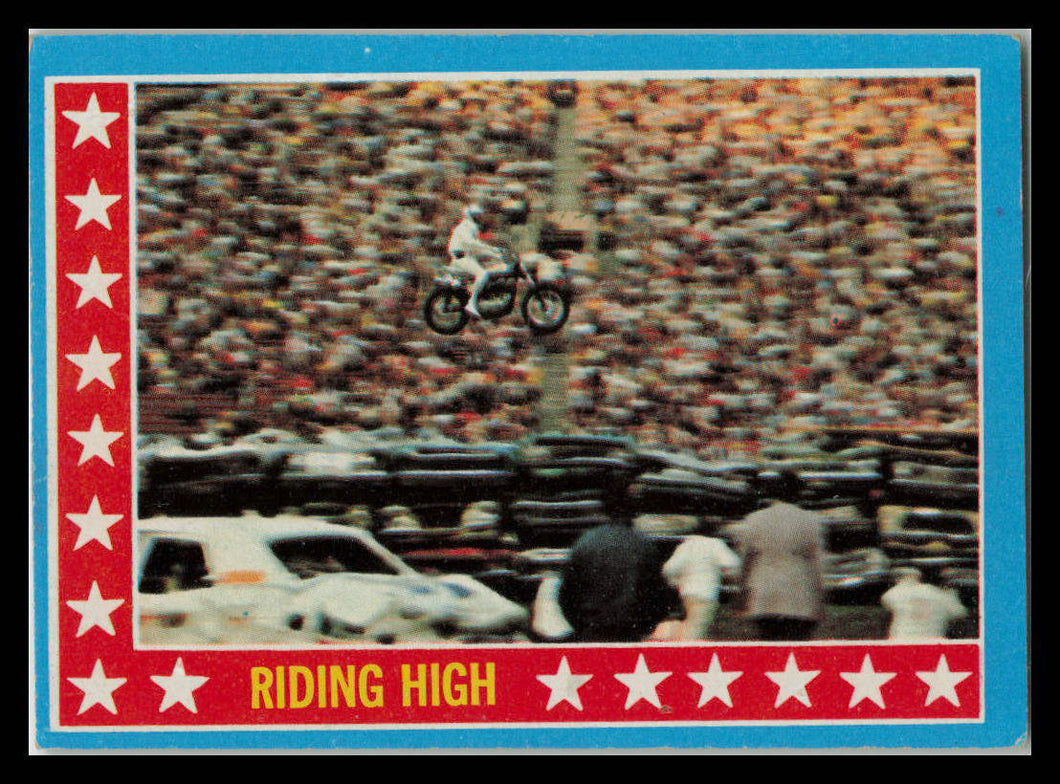 1974 TOPPS VINTAGE EVEL KNIEVEL #3 RARE Nice Vintage