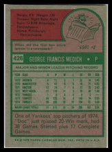 Load image into Gallery viewer, 1975 Topps #426 George Medich