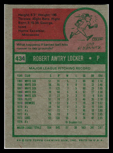 1975 Topps #434 Bob Locker