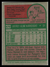 Load image into Gallery viewer, 1975 Topps #470 Jeff Burroughs