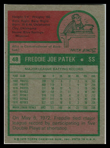 1975 Topps #48 Freddie Patek