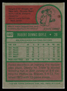 1975 Topps #187 Denny Doyle