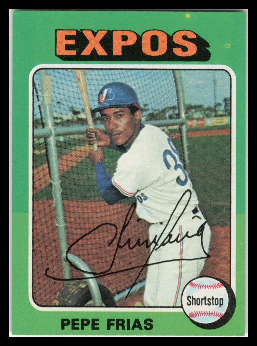 1975 Topps #496 Pepe Frias