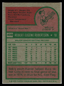 1975 Topps #409 Bob Robertson