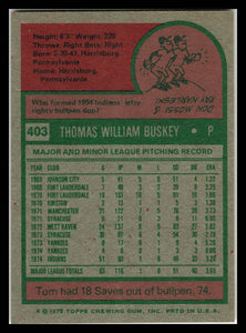 1975 Topps #403 Tom Buskey