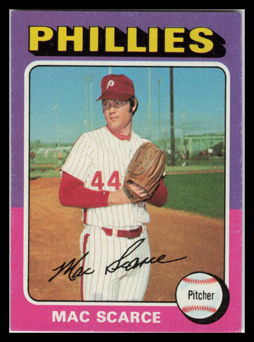 1975 Topps #527 Mac Scarce