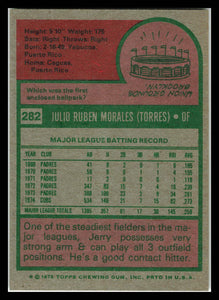 1975 Topps #282 Jerry Morales