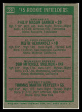 Load image into Gallery viewer, 1975 Topps #623 1975 Rookie Infielders (Phil Garner / Keith Hernandez / Bob Sheldon / Tom Veryzer)