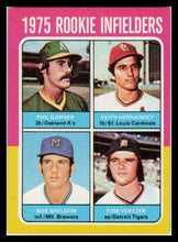 Load image into Gallery viewer, 1975 Topps #623 1975 Rookie Infielders (Phil Garner / Keith Hernandez / Bob Sheldon / Tom Veryzer)