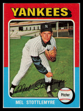 1975 Topps #183 Mel Stottlemyre