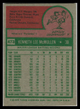 Load image into Gallery viewer, 1975 Topps #473 Ken McMullen