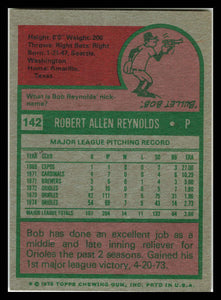 1975 Topps #142 Bob Reynolds