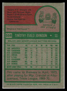 1975 Topps #556 Tim Johnson