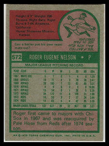 1975 Topps #572 Roger Nelson