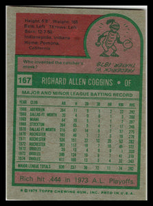 1975 Topps #167 Rich Coggins